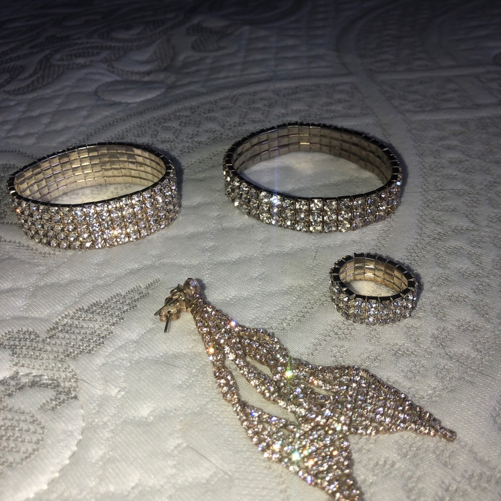 Competition rhinestone jewelry